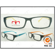 Latest Fashion Unisex Plastic Reading Glasses with Metal Decoration (LZ907)